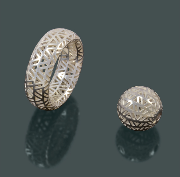 digital filigree - Ring_Kettenschloss_Sets